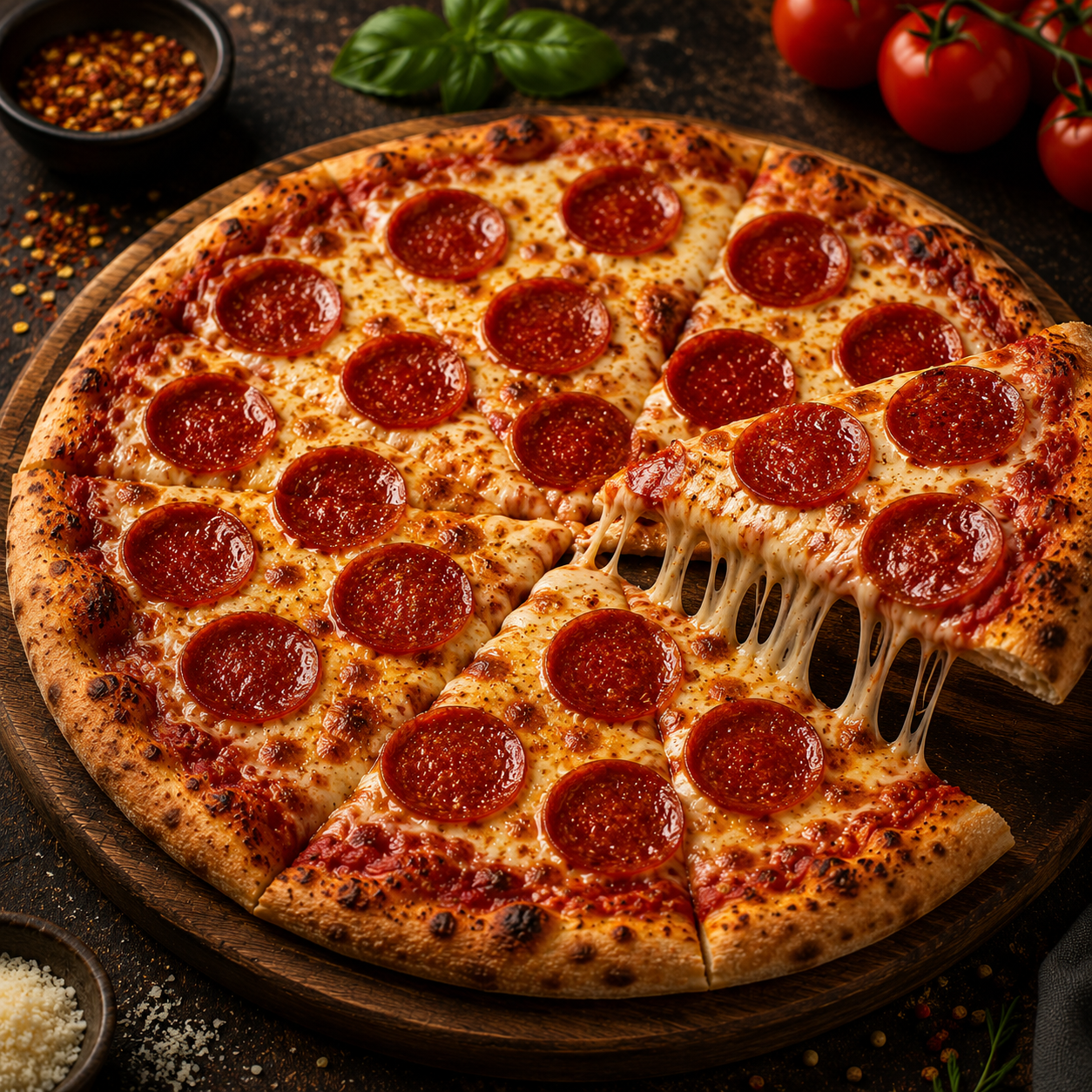 Italiensk pizza i Ringsted